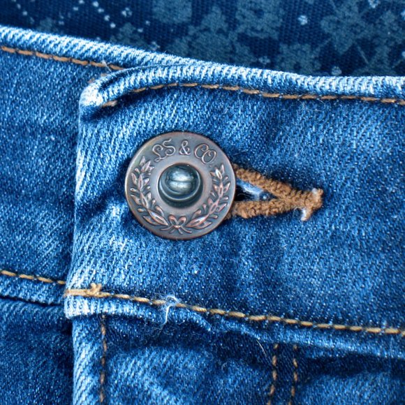 Levi's Blue Jeans Skinny Dark Wash Stretch Sz 29 - Picture 5 of 6